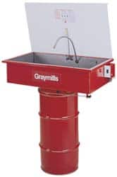 Graymills DMS332-A Parts Washer: 16 gal, Drum 