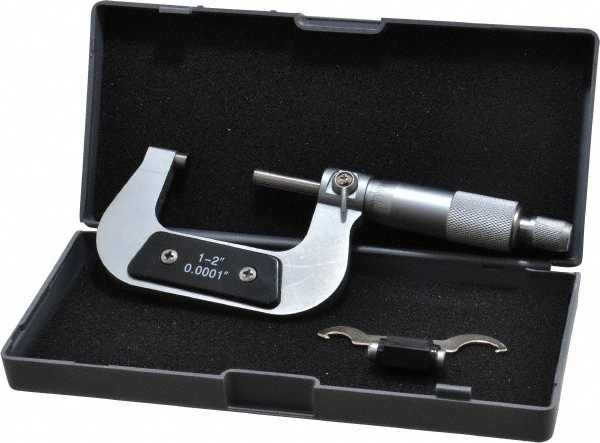 Value Collection 601-0112 Mechanical Outside Micrometer: 2" Range, 0.0001" Graduation Image
