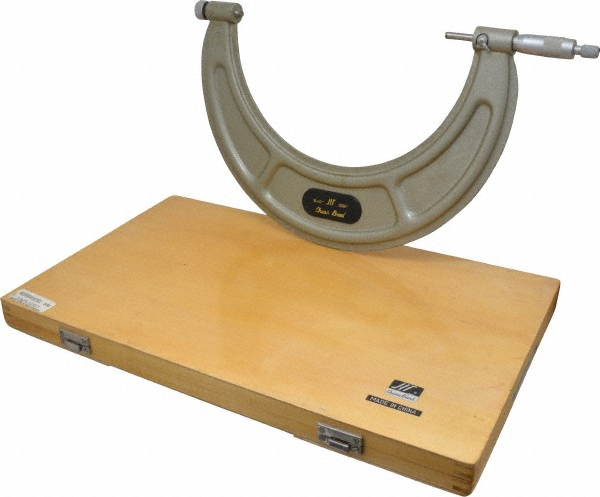 Value Collection 600-0210 Mechanical Outside Micrometer: 10" Range, 0.0001" Graduation Image