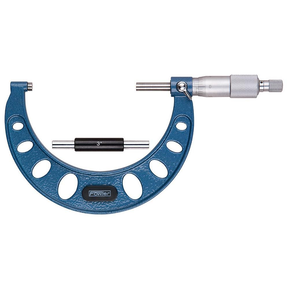 FOWLER 52-240-004-1 Mechanical Outside Micrometer: 4" Range, 0.0001" Graduation Image