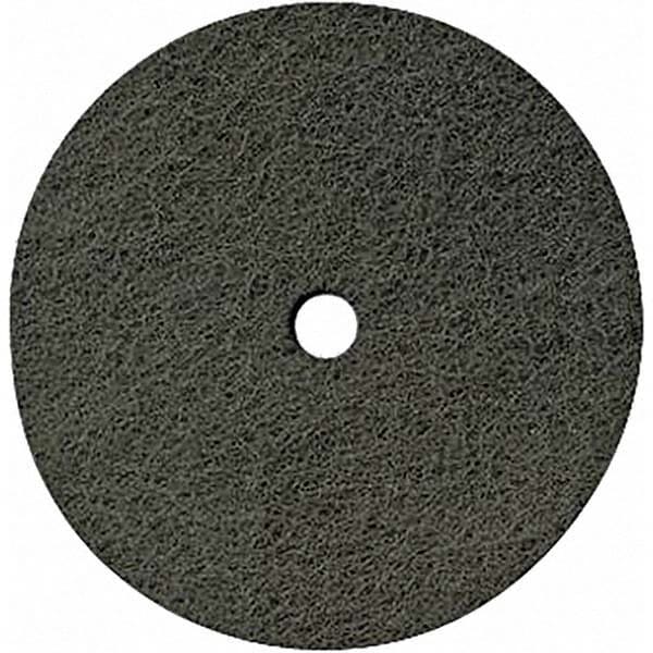 Deburring Disc: 6" Dia, 1/4" Hole, Very Fine Grade, Aluminum Oxide