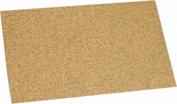 Sanding Sheets: 3" Wide x 8" OAL, 80 Grit, Aluminum Oxide - Medium Grade, D-Weighted Paper Backing, Gold, Series 346U