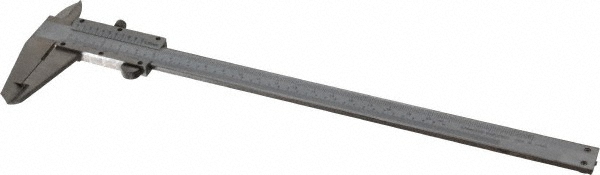 Value Collection 403-2009 Vernier Caliper: 0 to 8", 0.0012" Accuracy, 0.001" Graduation, Stainless Steel Image