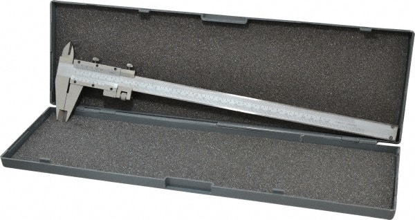 Value Collection 404-3001 Vernier Caliper: 0 to 12", 0.0016" Accuracy, 0.001" Graduation, Stainless Steel 