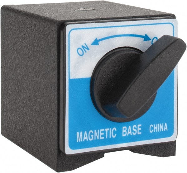 Magnetic Indicator Base: 63 mm Base Length, 50 mm Base Width, 55 mm Base Height, with On, Off Switch