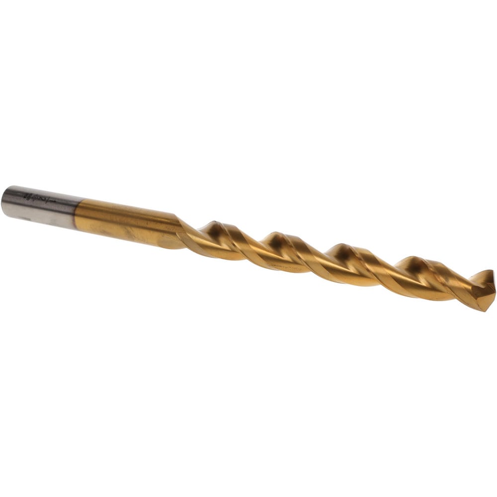 Taper Length Drill Bit: Series 2575T, 1/2" Dia, 135 ° Point, Cobalt