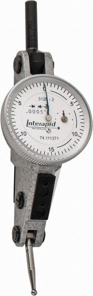 INTERAPID. 74.111371 Dial Test Indicators: 0.06 Max, 0-15-0, Horizontal 