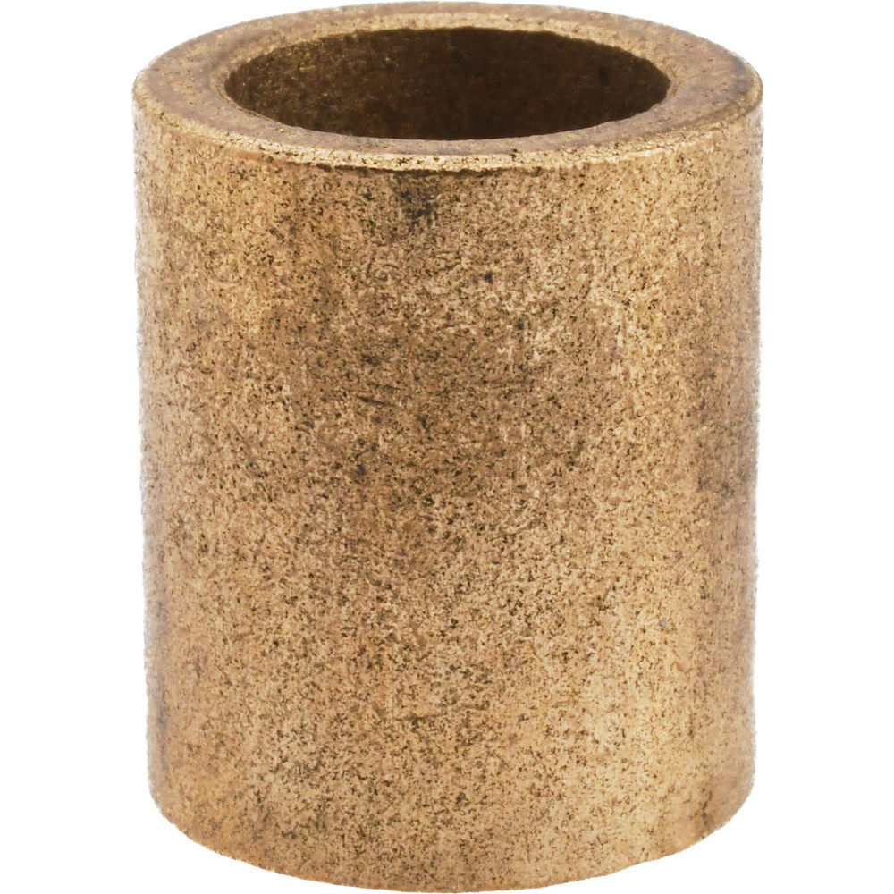 Sleeve Bearing: 7/16" ID, 5/8" OD, 3/4" OAL, Oil Impregnated Bronze - 3/4" OAL
