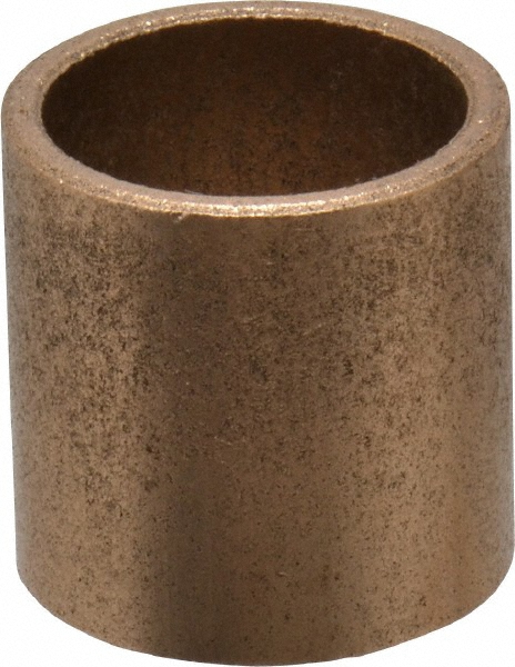 Sleeve Bearing: 5/8" ID, 3/4" OD, 3/4" OAL, Oil Impregnated Bronze