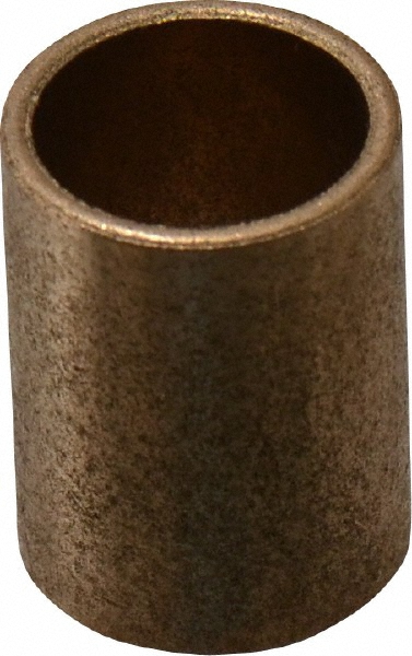 Sleeve Bearing: 5/8" ID, 3/4" OD, 1" OAL, Oil Impregnated Bronze
