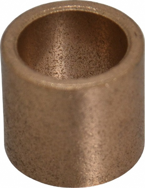 Sleeve Bearing: 5/8" ID, 13/16" OD, 3/4" OAL, Oil Impregnated Bronze