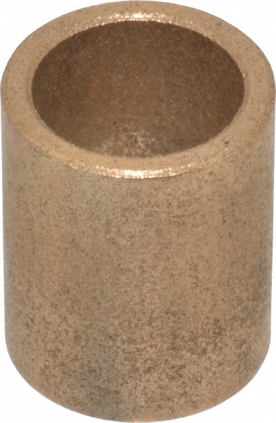 Sleeve Bearing: 5/8" ID, 13/16" OD, 1" OAL, Oil Impregnated Bronze