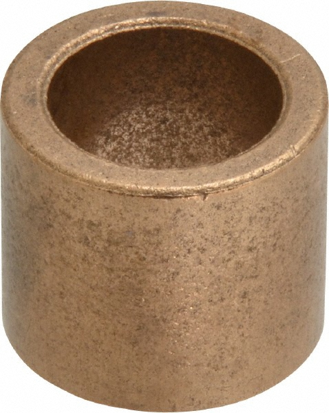 Sleeve Bearing: 5/8" ID, 7/8" OD, 3/4" OAL, Oil Impregnated Bronze
