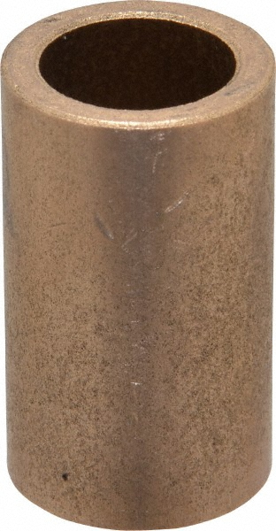 Sleeve Bearing: 5/8" ID, 7/8" OD, 1-1/2" OAL, Oil Impregnated Bronze