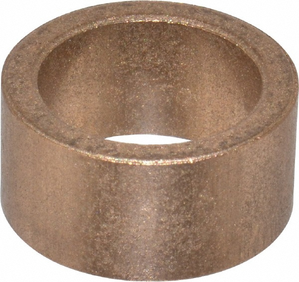 Sleeve Bearing: 3/4" ID, 1" OD, 1/2" OAL, Oil Impregnated Bronze