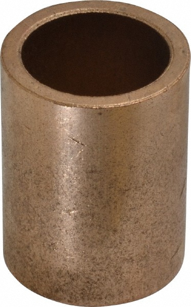 Sleeve Bearing: 7/8" ID, 1-1/8" OD, 1-1/2" OAL, Oil Impregnated Bronze