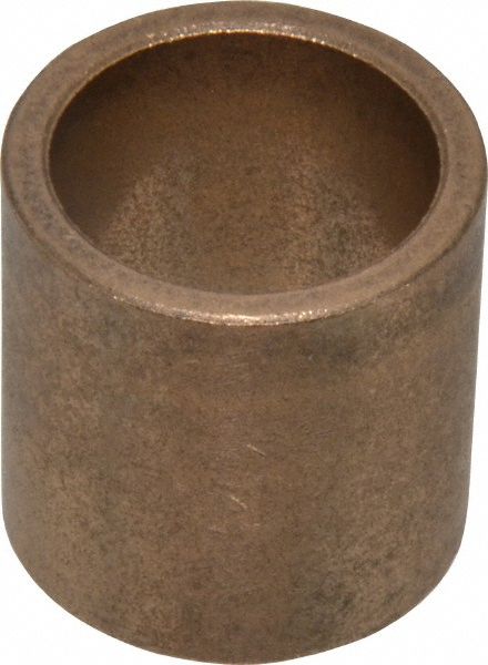 Sleeve Bearing: 1" ID, 1-1/4" OD, 1-1/4" OAL, Oil Impregnated Bronze