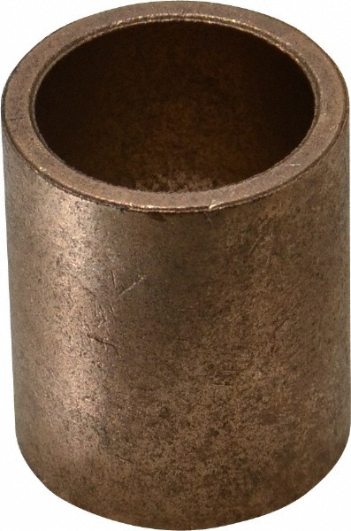 Sleeve Bearing: 1" ID, 1-1/4" OD, 1-1/2" OAL, Oil Impregnated Bronze