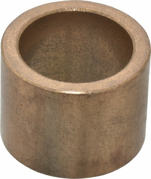 Sleeve Bearing: 1" ID, 1-5/16" OD, 1" OAL, Oil Impregnated Bronze