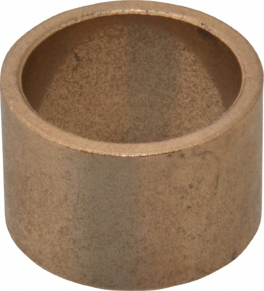 Sleeve Bearing: 1-1/4" ID, 1-1/2" OD, 1" OAL, Oil Impregnated Bronze