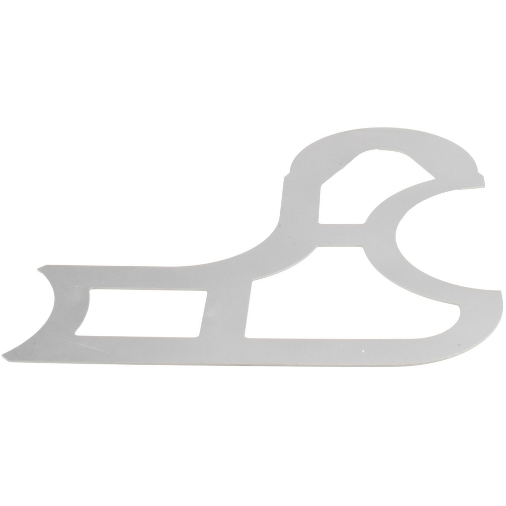 Radius Gage Set: Steel, 1-9/16 to 2" Radius, 1/16" Graduation, 8 pc