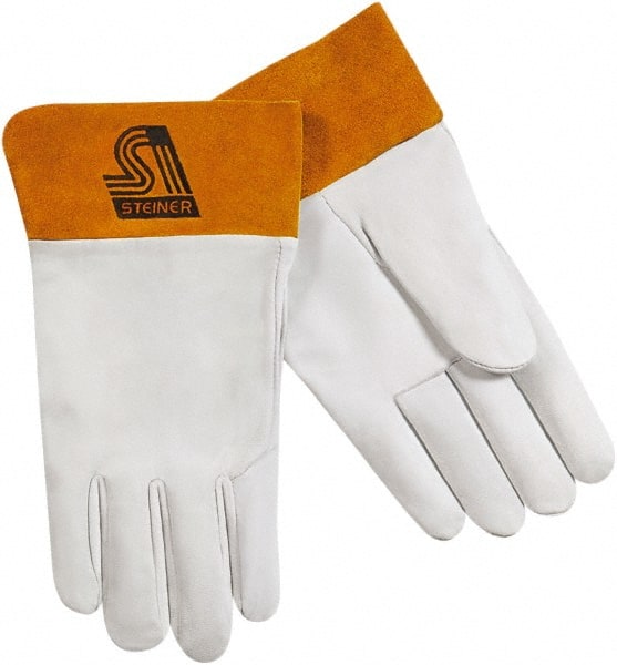 Steiner 0218-S Welding Gloves: Size Small, Kidskin Leather, TIG Welding Application 