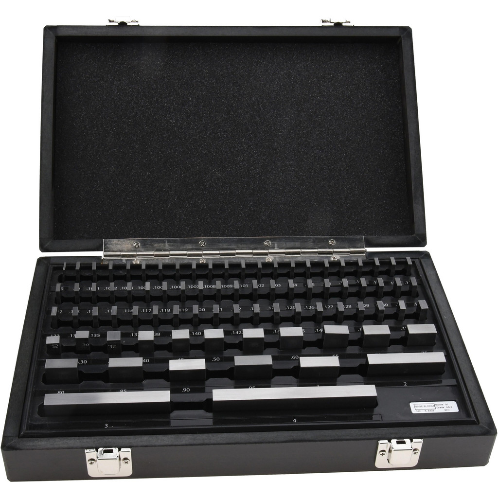 Jeu De 81 Blocs étalons (gauge Blocks) Grade A+B - Acier Trempé Rectifié - Neuf Sous Emballage