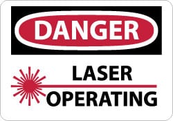 Accident Prevention Sign: Rectangle, 