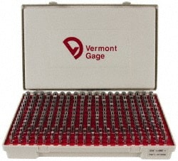 Class ZZ Plug Gage Set: 0.251 to 0.5" Range, 250 Pc