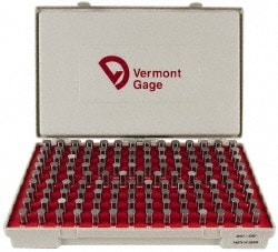 Class ZZ Plug Gage Set: 0.501 to 0.625" Range, 125 Pc