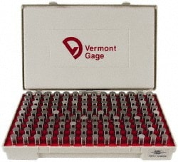 Class ZZ Plug Gage Set: 0.626 to 0.75" Range, 125 Pc