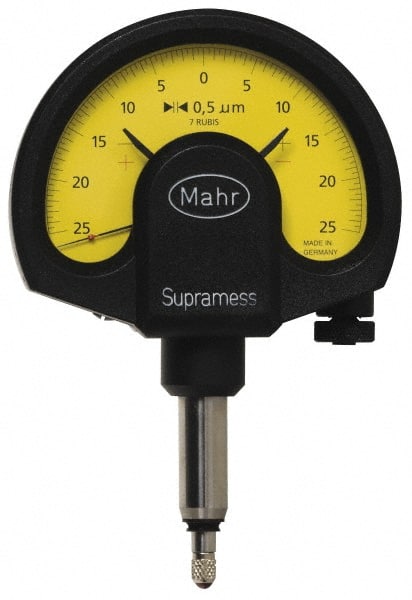 Mahr 4335000 0.5 micro m Graduation, Accuracy Up to 0.5 m, 25 micro m Measurement, Dial Comparator Gage 