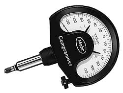 0.0001 Inch Graduation, 0.005 Inch Max Measurement, Dial Comparator Gage