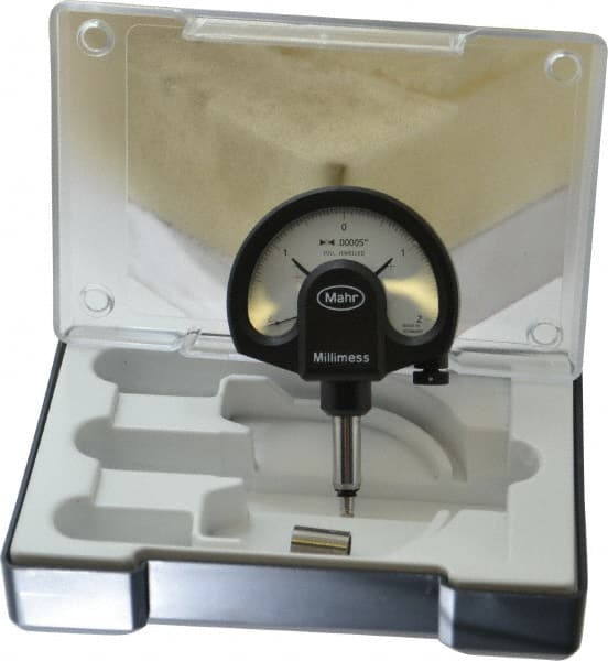 Mahr 4334900 0.000050 Inch Graduation, Accuracy Up to 0.000050 Inch, 0.0020 Inch Max Measurement, Dial Comparator Gage 