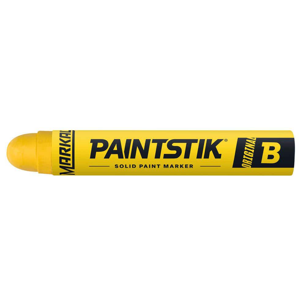 Markal Tyre Marque Rubber Marking Crayons - Yellow