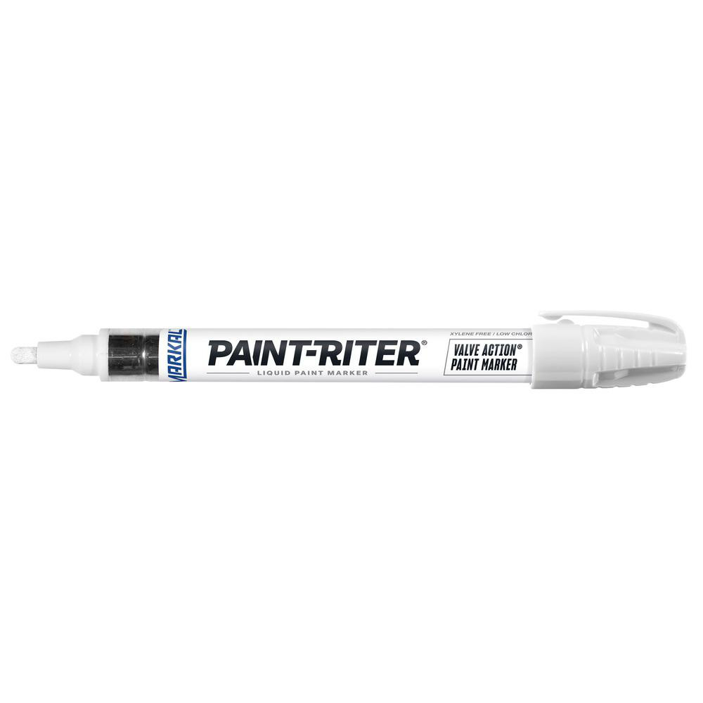 Liquid Paint Marker: White, Alcohol Base, Bullet Tip