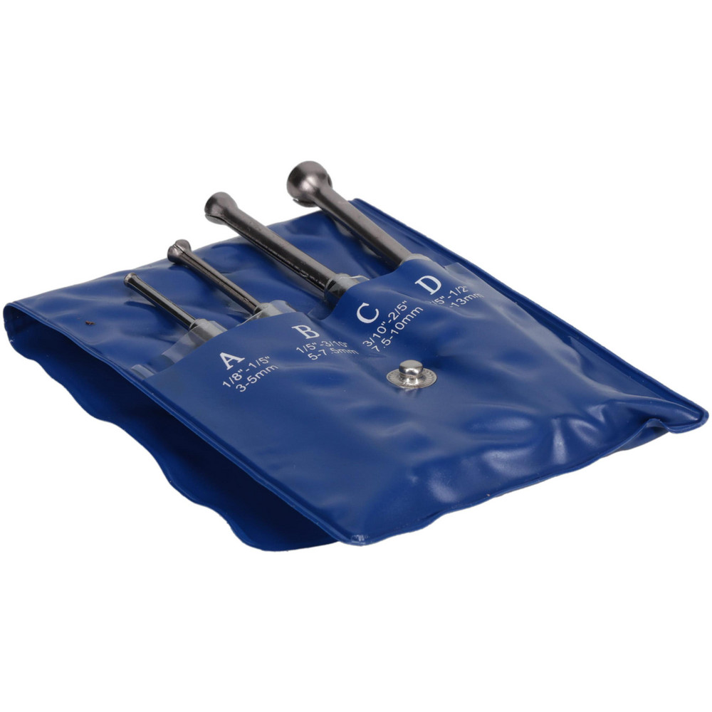 1/8 to 1/2 Inch Measurement, Small Hole Gage Set