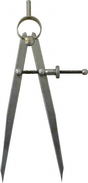 6 Inch Leg, Spring Joint, Steel, Polished, Divider