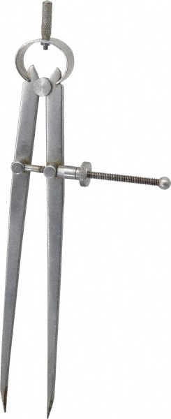 8 Inch Leg, Spring Joint, Steel, Polished, Divider