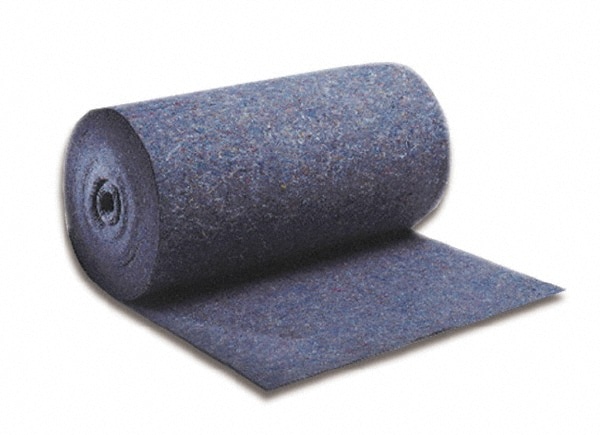 Brady SPC Sorbents RAG36150 Sorbent Pad: Universal Use, 3 Wide, 150 Long, 55 gal, Blue & Gray 