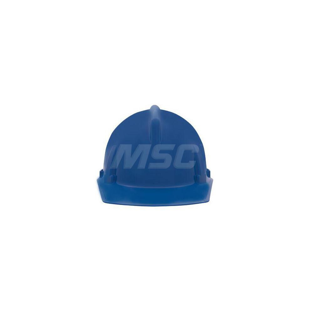 Hard Hat: Impact Resistant, Slotted Cap, Type 1, Class E, 4-Point Suspension