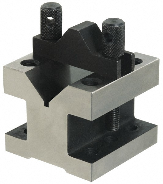 V-Block: 2-9/16" Max Capacity, 90° V Angle