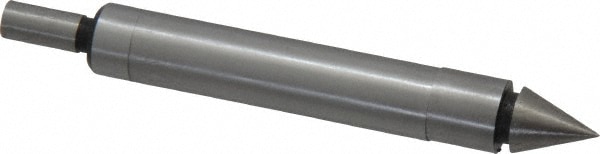 Edge & Center Finder: 0.2" Head Dia, 3/8" Shank Dia, Mechanical