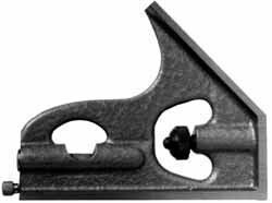Combination Square Heads & Center Heads; Head Type: Square Head ; For Blade Length (Inch): 6 ; Material: Cast Iron ; Finish/Coating: Powder Coat