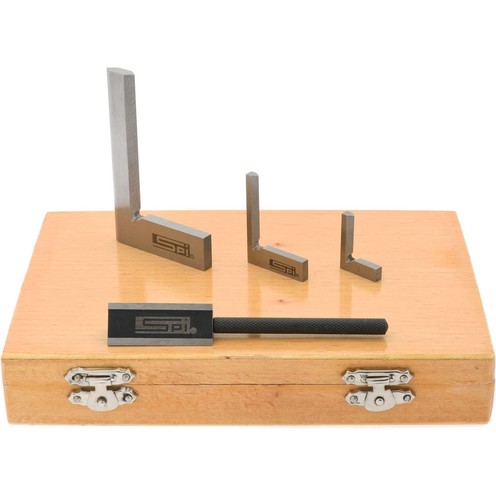 4 Piece, 3/4, 1-1/8, 1-15/16 Inch Base Length, 1, 1-1/2, 1-9/16, 2-15/16 Inch Blade Length, Square Set