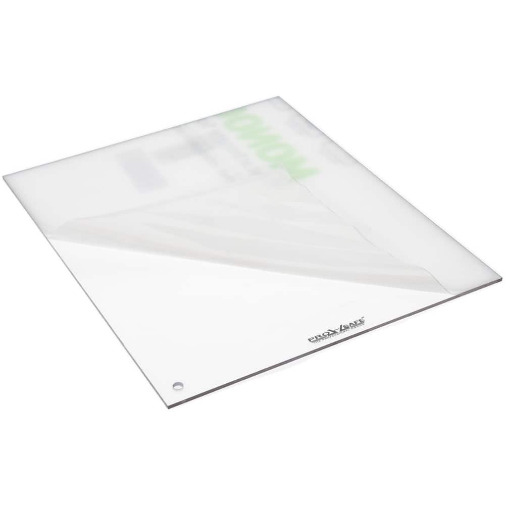Shield: Polycarbonate, 10" Wide, 12" Long, 1/8" Thick