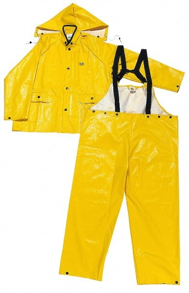 OnGuard 76017.S Suit with Pants: Size S, Yellow, Polyester & PVC 