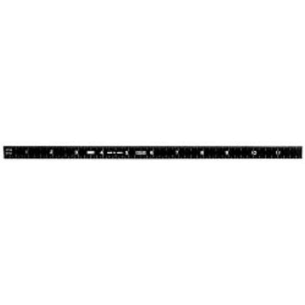 Steel Rule: 6" OAL, 16R Graduation, Flexible, 1/2" OAW