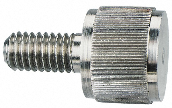 thumbnail image 2 of Knurled Thumb Screw 3/8-16 X 1/2" – 303 Stainless Steel – West Industries 2 of 6