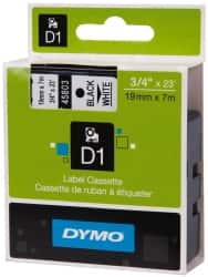 Dymo 45803 Label Tape: 23, Black 